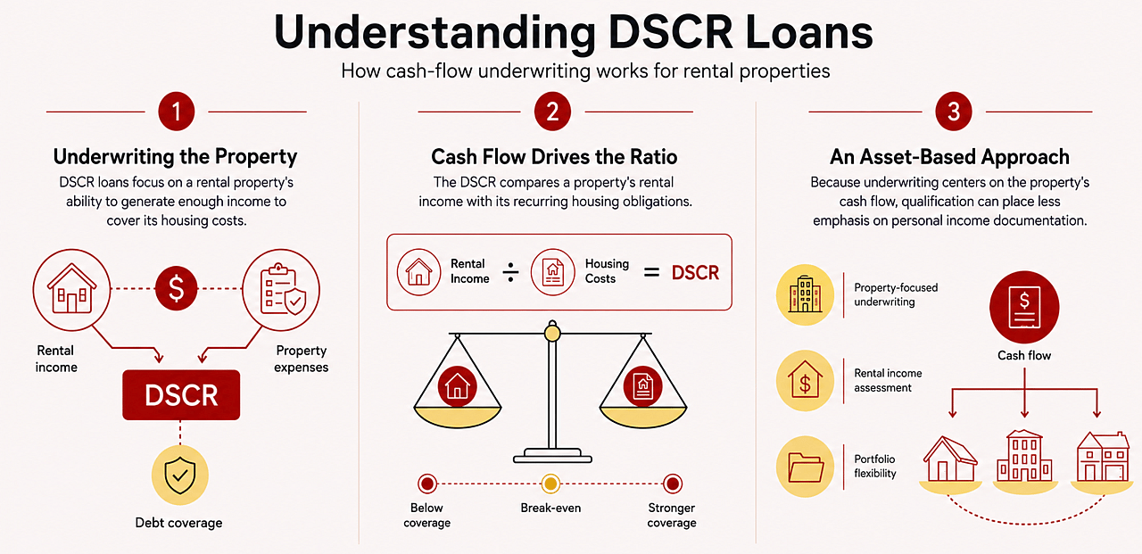 DSCR loan cash flow rental property chart