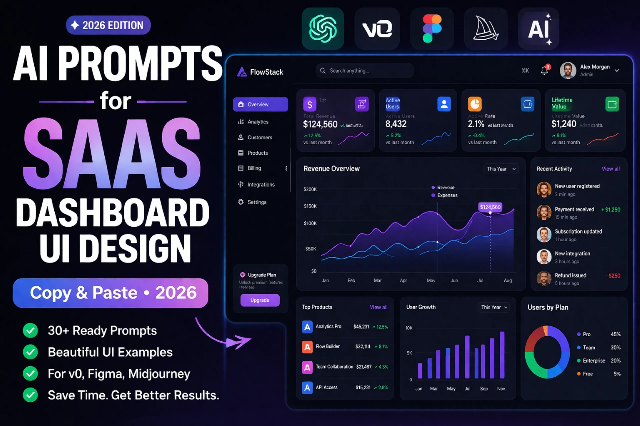 Modern AI dashboard component mapping