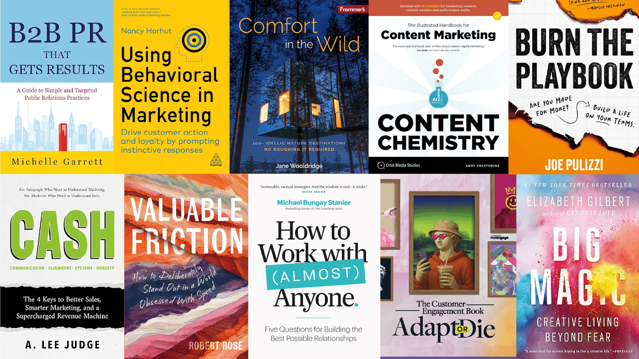 Trend report collage showing top-performing book categories and marketing strategies for 2026 releases.