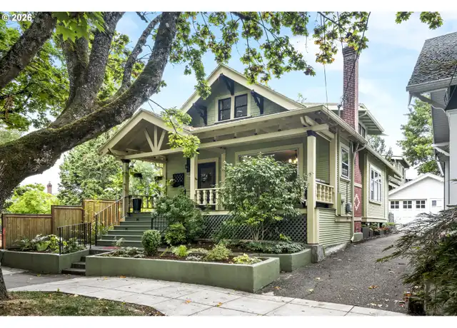 Portland craftsman home for sale with front porch