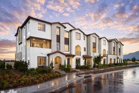A modern new-construction home in a Southern California planned community