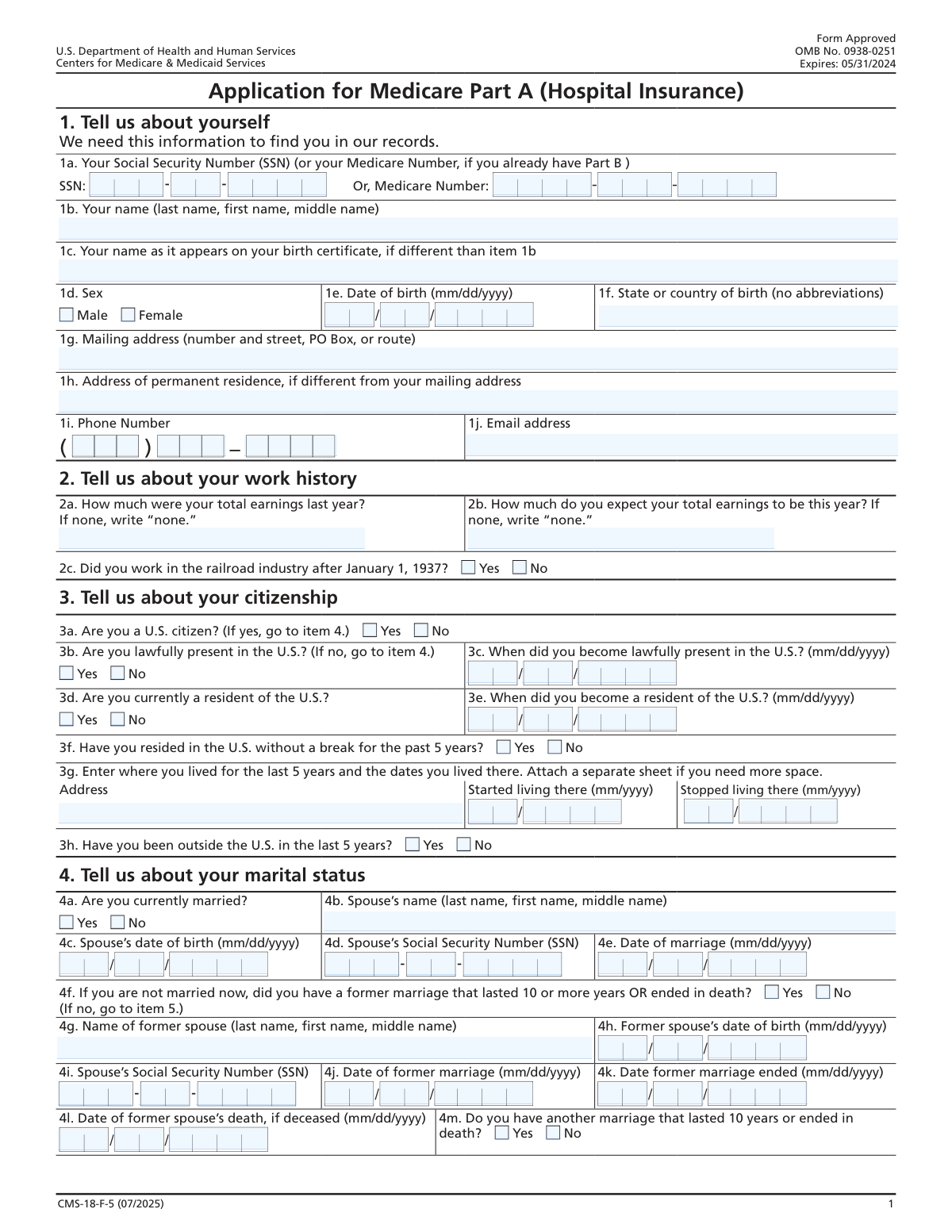 Medicare enrollment documents and paperwork on a desk