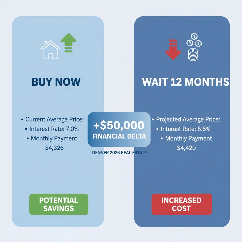 Financial Cost of Waiting Comparison Chart