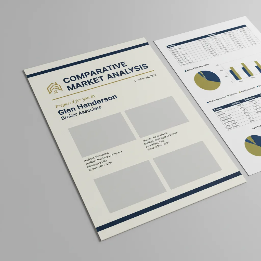 Official Comparative Market Analysis prepared by Glen Henderson, Broker Associate