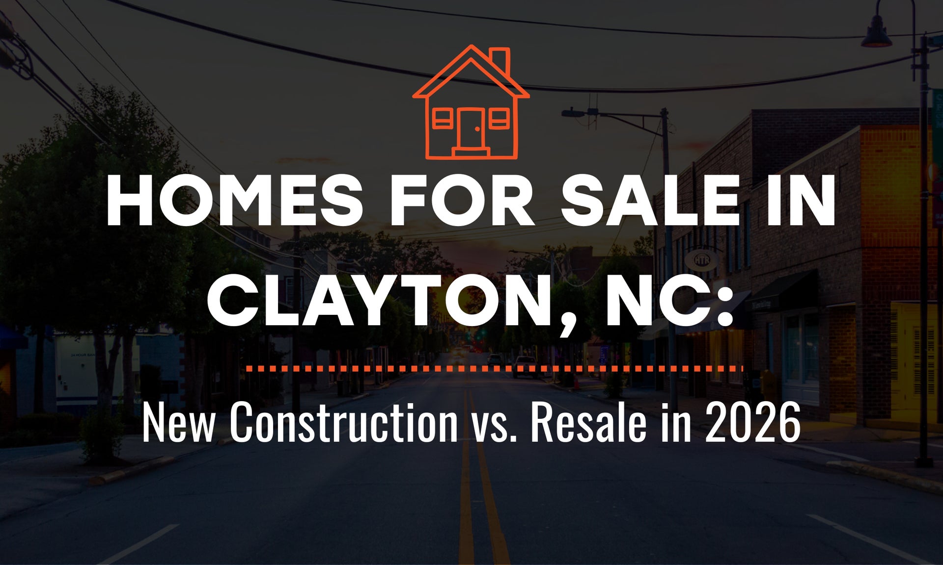 New home construction site Clayton NC Johnston County 2026