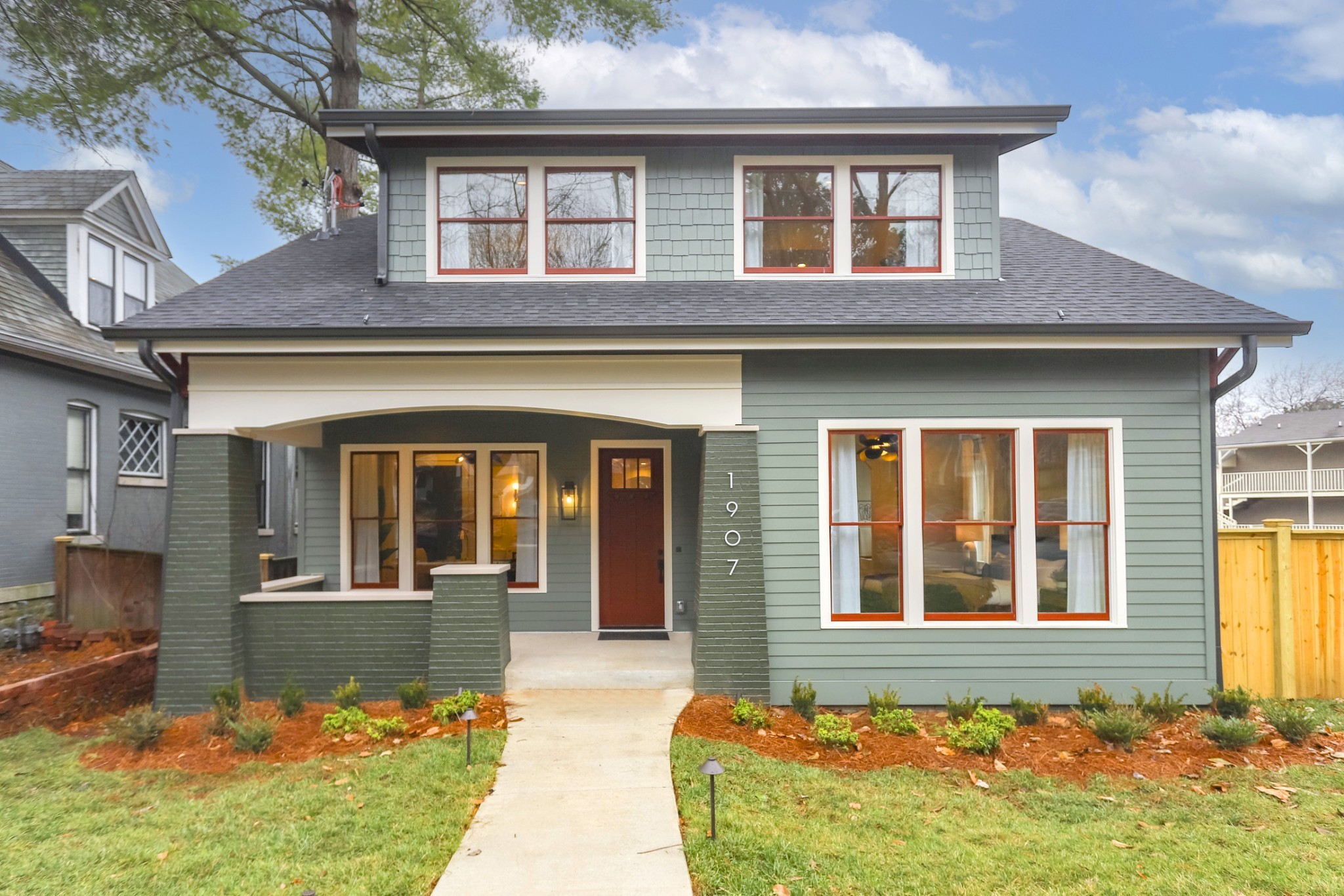 Modern Nashville craftsman home