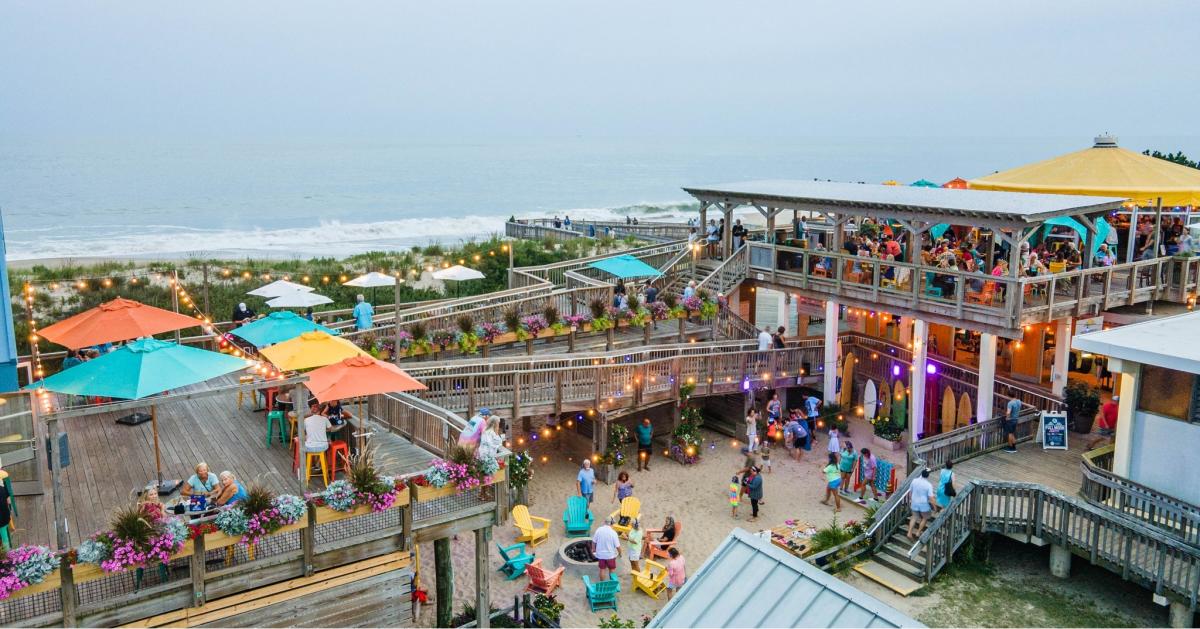 Delaware beach coastal town