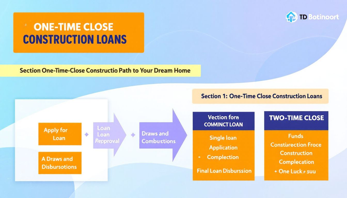 one-time close construction loan process flow chart