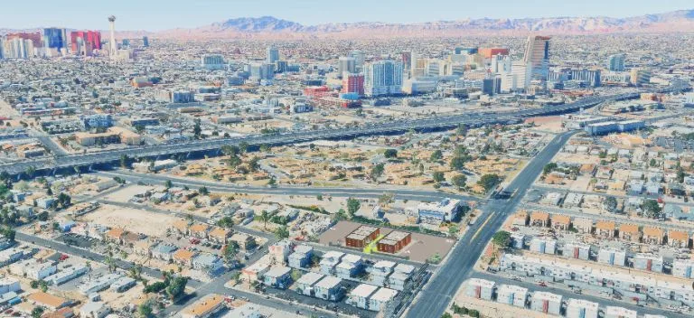 Aerial view of Valor Point development project