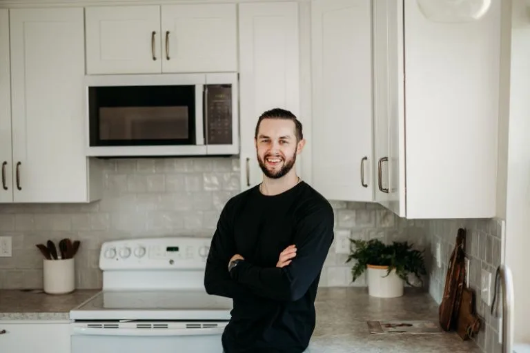Chris Pierog in a modern Aberdeen kitchen