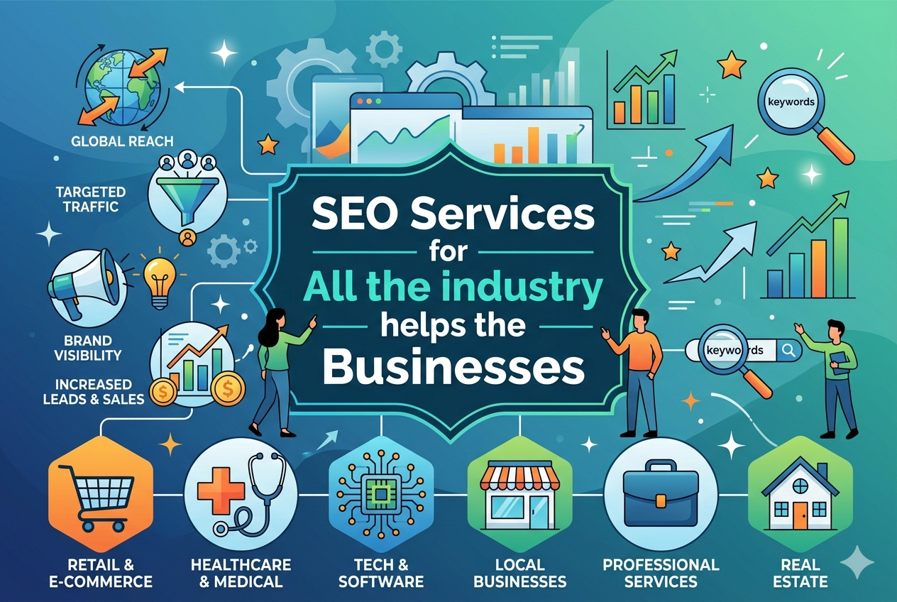 SEO Services for All the industry helps the Businesses