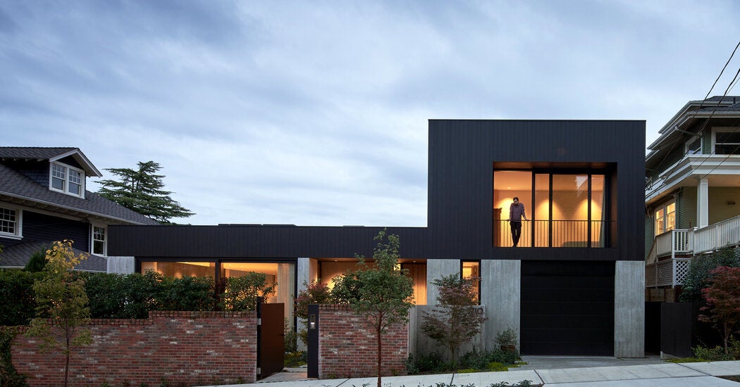 A modern King County suburban home under a clear sky