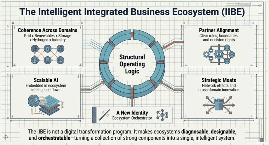 Integrated business partner ecosystem model 2026 diagram