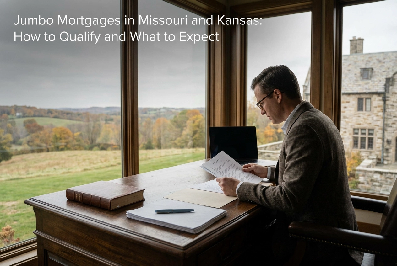 Jumbo mortgage loans in Missouri and Kansas above the 2026 conforming limit, DreamLux Home Loans