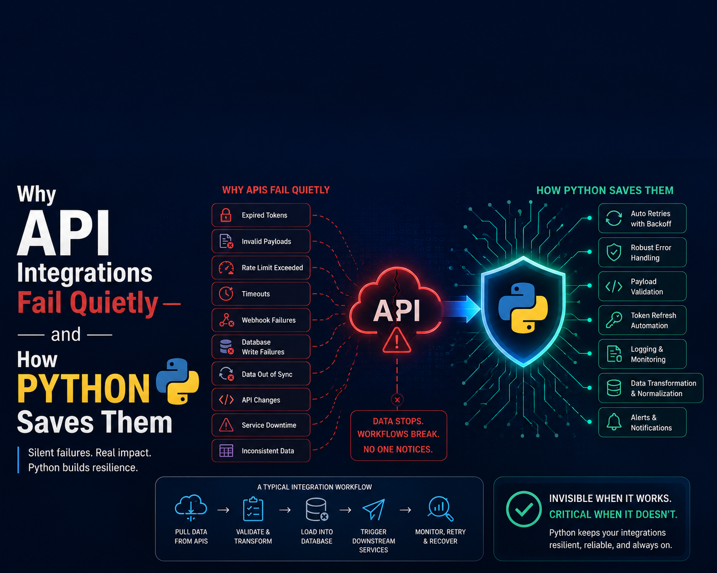 Why API Integrations Fail Quietly — and How Python Saves Them
