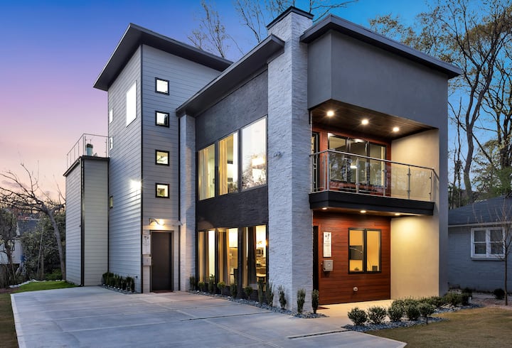 Modern residential rental property exterior