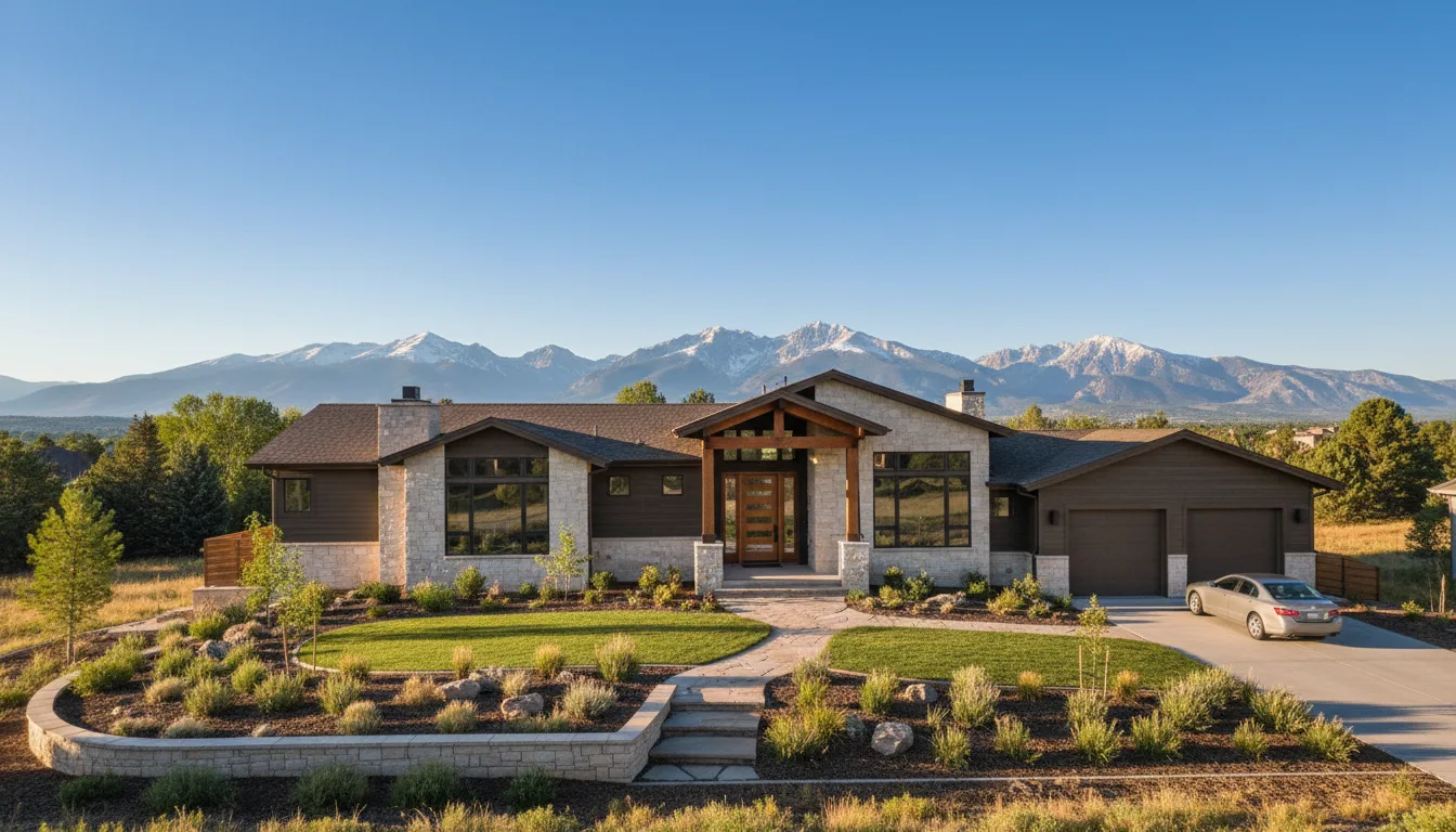 A modern Lone Tree, Colorado home
