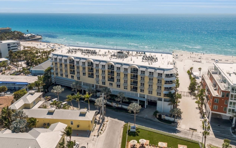 An interior of a short-term rental beach condo