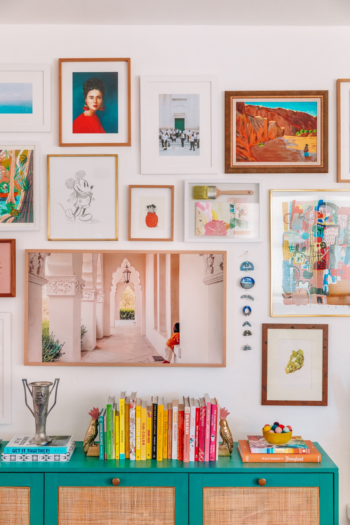 professionally framed photograph wall display gallery