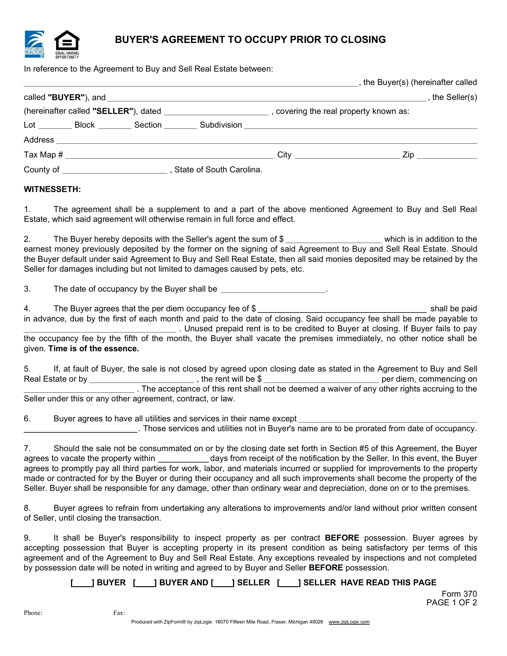 home buyer signing contract closing